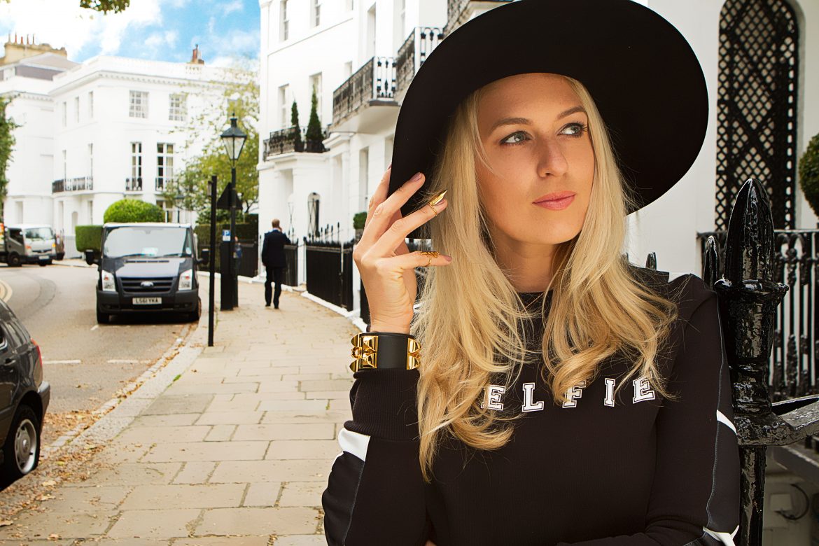 kyme black and gold sunglasses