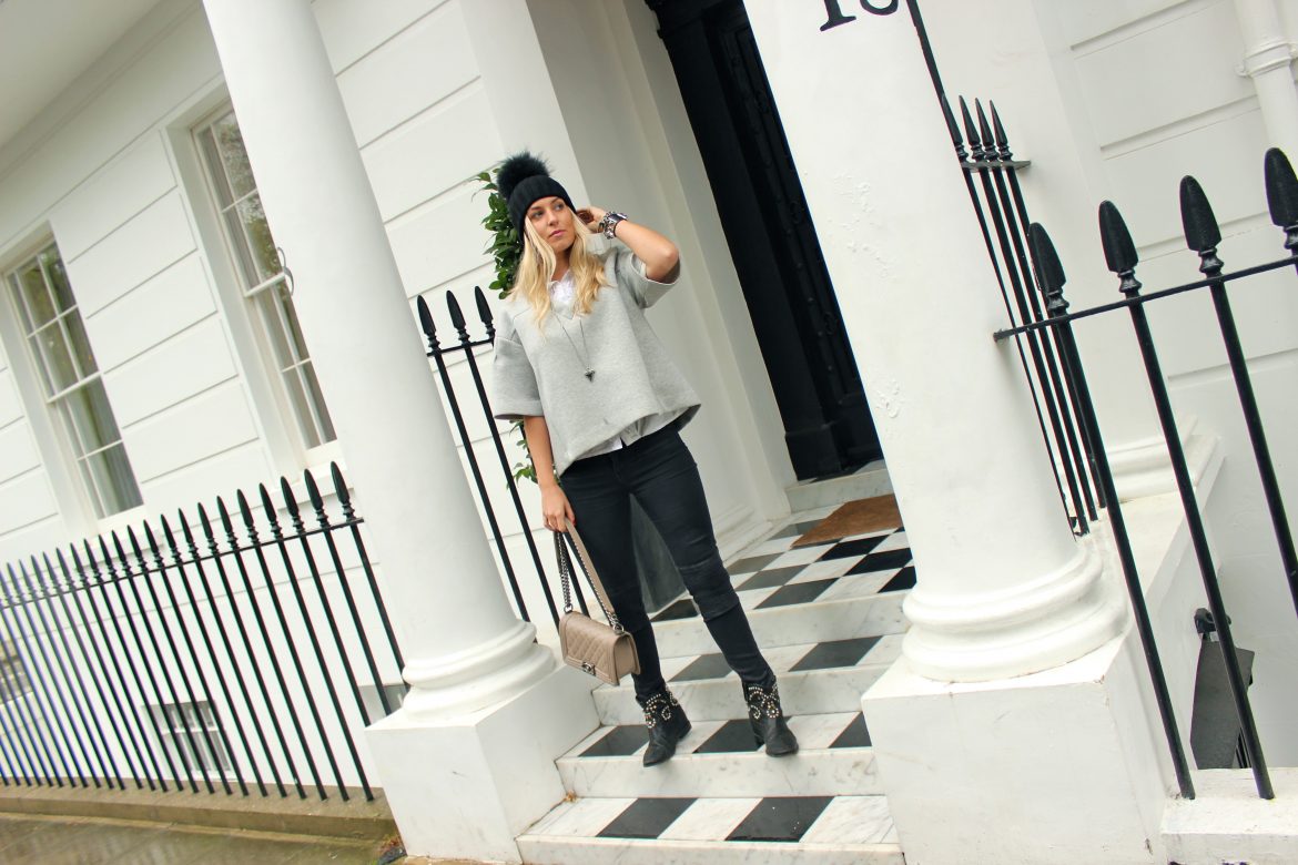 h and m grey sweater