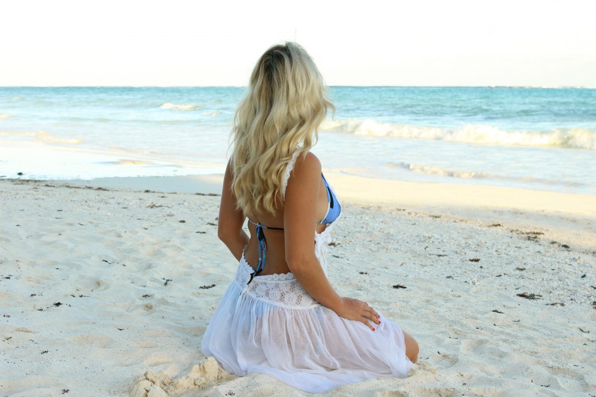 BACKLESS WHITE BEACH DRESS ASOS